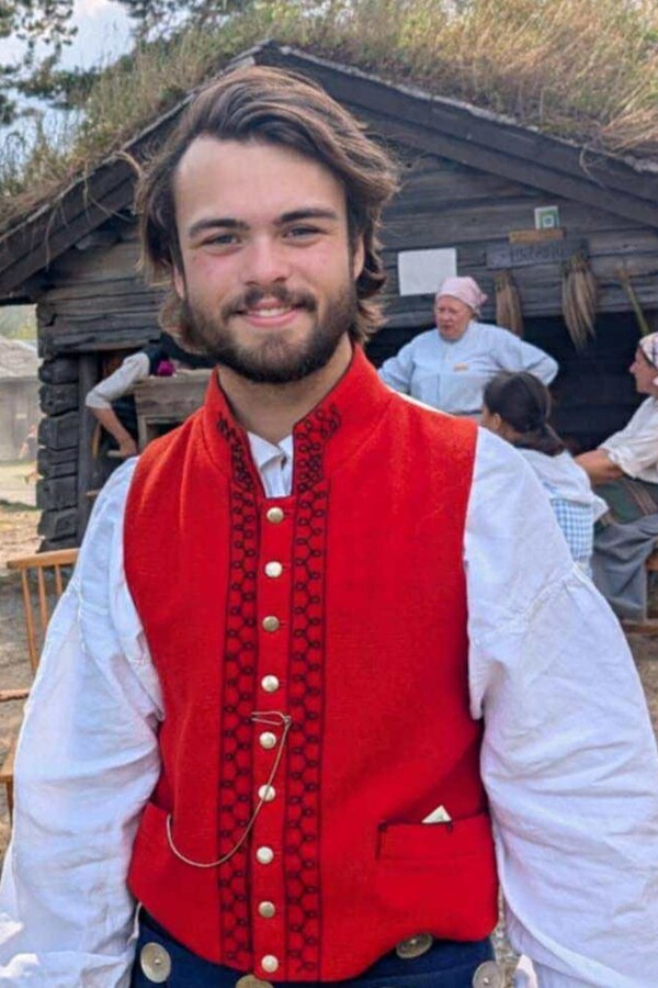 man i folkdr&auml;kt p&aring; Gammelvala