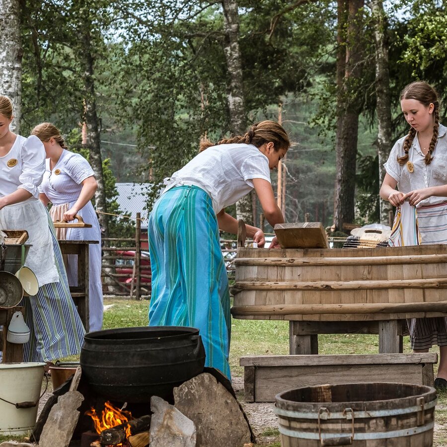tv&auml;tt p&aring; Gammelvala