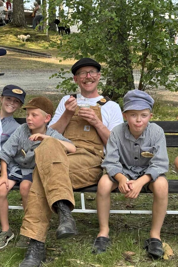 arbetare p&aring; Gammelvala